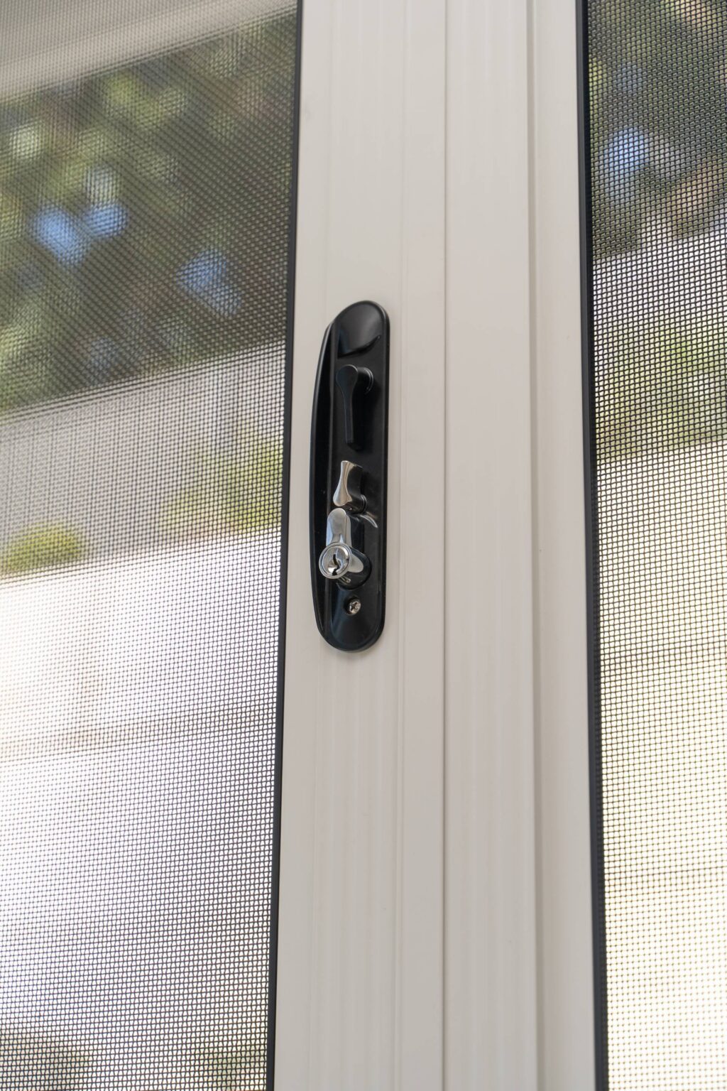 Security Screen 4 Panel Stack Contact Screens Plus | Security Screens Sunshine Coast