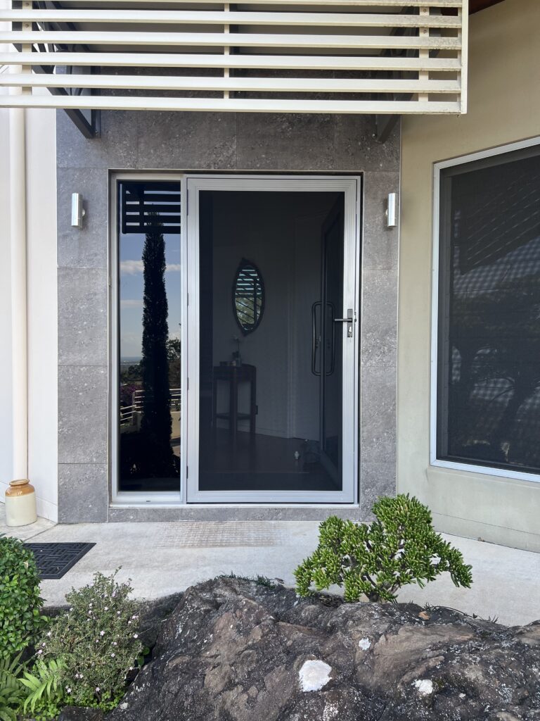 Entry SecureView Security Door on a House on Buderim