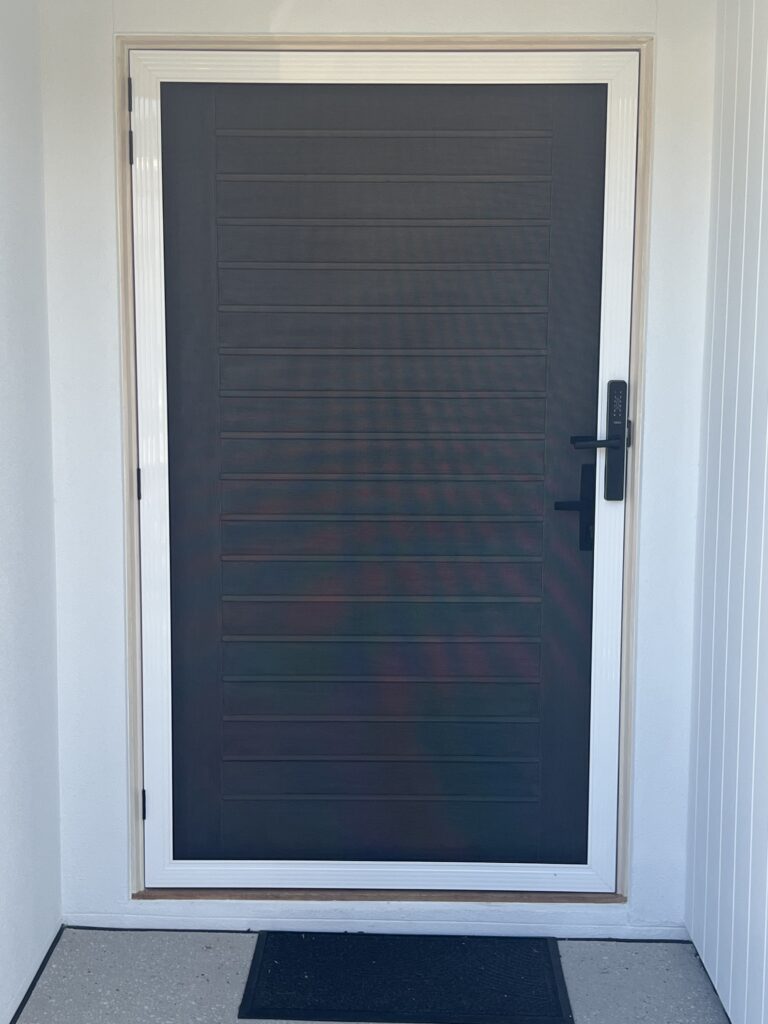SecureView Security Door with a Digital Lock