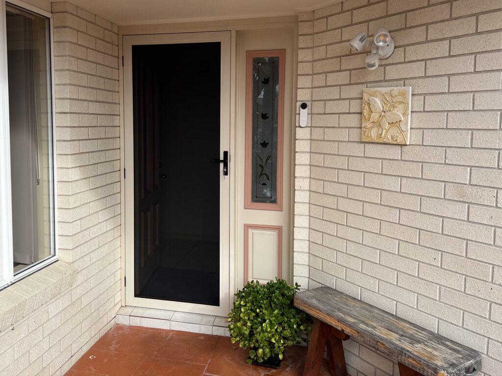Hinged SecureView Security Door at Golden Beach