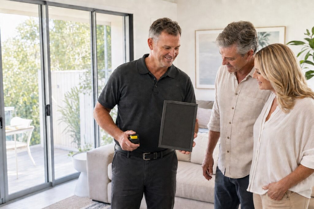 In Home Consultation for a Security Door