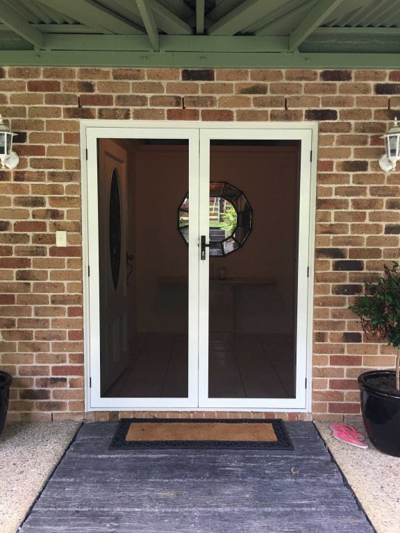 double hinged secureview security doors in twin waters | Security Screens on the Sunshine Coast